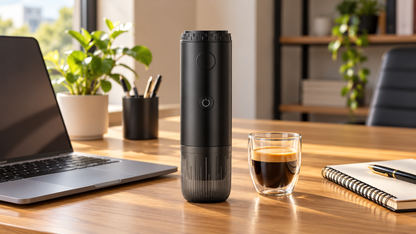 Cafetera portátil Brumo en la oficina